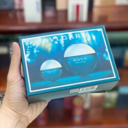 set nuoc hoa nam bvlgari aqva pour homme edt 100ml 15ml ka