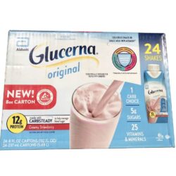Sữa dành cho người tiểu đường Glucerna Original Creamy Strawberry Shake 237ml x24 hộp 5 sua danh cho nguoi tieu duong glucerna original creamy strawberry shake 237ml x24 hop kb