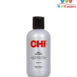 Tinh dầu dưỡng tóc cao cấp CHI Silk Infusion 177ml (Nắp đen)