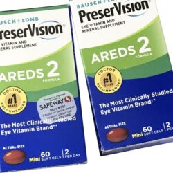 Viên uống sáng mắt cho người lớn Preservision AREDS2 Formula 60 Mini Softgels 13 vien uong sang mat cho nguoi lon preservision areds2 formula 60 mini softgels ke