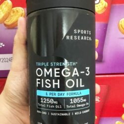 Dầu cá SR Triple Strength Omega-3 Fish Oil 150 Softgels 5 dau ca sr triple strength omega 3 fish oil 150 softgels 240524 ka