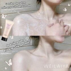 kem tay te bao chet u trang da weilaiya bright smooth niacinamide brightening scrub 200ml kc