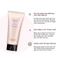 kem tay te bao chet u trang da weilaiya bright smooth niacinamide brightening scrub 200ml ke