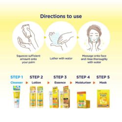 sua rua mat trang da melano cc vitamin c brightening enzyme face wash 130g kb