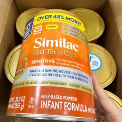 Sữa Similac cho bé hay nôn trớ 0-12 tháng Similac 360 Total Care Sensitive 857g 5 sua similac cho be hay non tro 0 12 thang similac 360 total care sensitive 857g kc