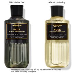 sua tam goi cho nam bath body works noir hair face body wash 295ml 230925 kc
