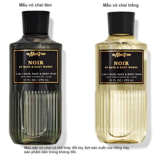 Sữa tắm gội cho nam Bath & Body Works Noir Hair, Face & Body Wash 295ml 10 sua tam goi cho nam bath body works noir hair face body wash 295ml 230925 kc