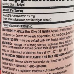 vien uong chong oxy hoa trunature astaxanthin 12mg 120 softgels kc