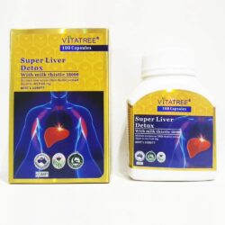 Viên uống hỗ trợ giải độc gan Vitatree Super Liver Detox 100 Capsules 6 vien uong ho tro giai doc gan vitatree super liver detox 100 capsules kb