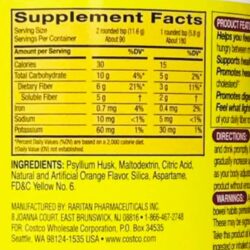 Bột bổ sung chất sơ vị cam Kirkland Signature Psyllium Fiber Sugar-Free Powder 1.04kg 180 Teaspoons 13 bot bo sung chat so vi cam kirkland signature psyllium fiber sugar free power 1 04kg 180 teaspoons kf