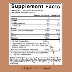 Bột Collagen SR Multi Collagen Complex Chocolate 465g 12 bot collagen sr multi collagen complex chocolate 465g kd