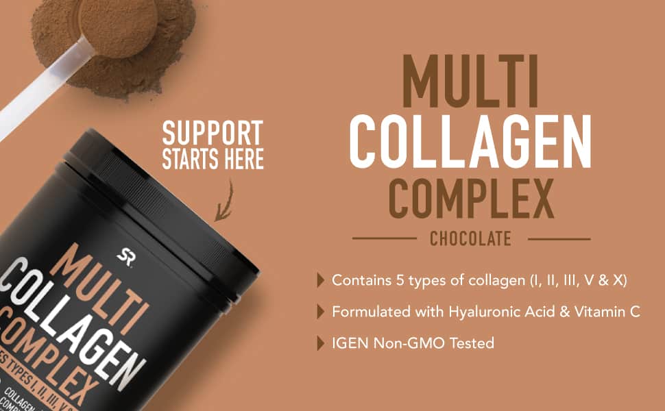 Bột Collagen SR Multi Collagen Complex Chocolate 465g 16 bot collagen sr multi collagen complex chocolate 465g kf