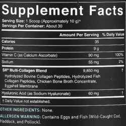 Bột Collagen SR Multi Collagen Complex Unflavored 302g 12 bot collagen sr multi collagen complex unflavored 302g ke