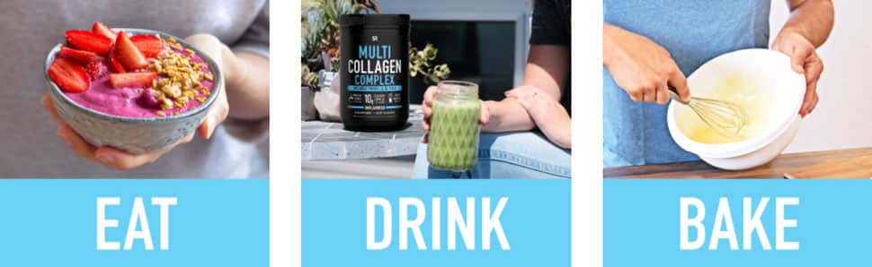 Bột Collagen SR Multi Collagen Complex Unflavored 302g 20 bot collagen sr multi collagen complex unflavored 302g ki