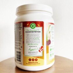 bot protein huu co orgain organic protein 462g huong pumpkin spice kf