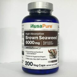 Hỗ trợ miễn dịch NusaPure Brown Seaweed 6000mg +BioPerine 200 viên 14 ho tro mien dich nusapure brown seaweed 6000mg bioperine 200 vien 020424 ka