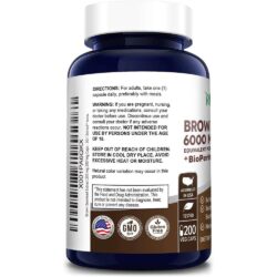 Hỗ trợ miễn dịch NusaPure Brown Seaweed 6000mg +BioPerine 200 viên 12 ho tro mien dich nusapure brown seaweed 6000mg bioperine 200 vien kb