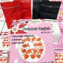Kẹo Socola giảm cân Chokolade Vaegttab 40 viên (Hộp Hồng) 11 keo socola giam can chokolade vaegttab 40 vien hop hong ka