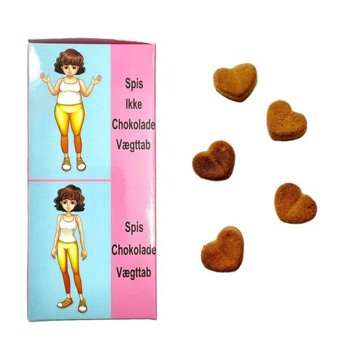 Kẹo Socola giảm cân Chokolade Vaegttab 40 viên (Hộp Hồng) 16 keo socola giam can chokolade vaegttab 40 vien hop hong kc