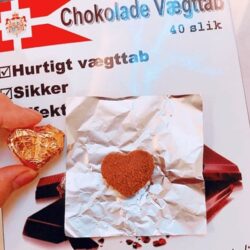 Kẹo Socola giảm cân Chokolade Vaegttab 40 viên (Hộp Trắng) 7 keo socola giam can chokolade vaegttab 40 vien hop trang kb