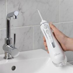 may tam nuoc cam tay waterpik hydropulseur sans fil advanced wp 560 white kl