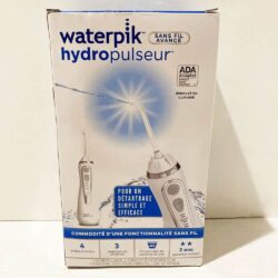 may tam nuoc cam tay waterpik hydropulseur sans fil advanced wp 560 white ku