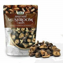 Nấm khô sấy giòn DJ&A Shiitake Mushroom Crisps 65g 6 nam kho say gion dj a shiitake mushroom crisps 65g ka