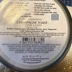 Nến thơm 3 tim Bath & Body Works Confident Confiance Champagne Toast 411g 9 nen thom 3 tim bath body works confident confiance champagne toast 411g kd