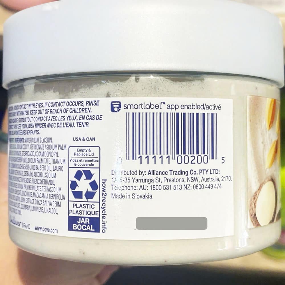 Tẩy tế bào chết Dove Exfoliating Body Polish Crushed Macadamia & Rice Milk 298g - Ảnh 5