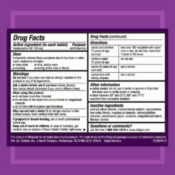 Viên chống dị ứng Allegra Allergy 24hr 45 Tablets 6 vien chong di ung allegra allergy 24hr 45 tablets kb