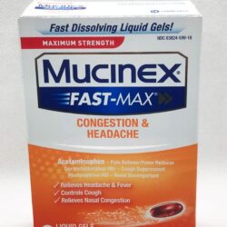 vien uong giup thong mui mucinex sinus max congestion headache 16 liquid gels kf
