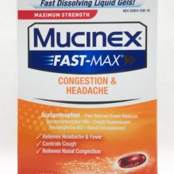 vien uong giup thong mui mucinex sinus max congestion headache 16 liquid gels kg