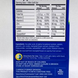 Viên uống sáng mắt cho người lớn Preservision AREDS2 Formula 130 Mini Softgels 12 vien uong sang mat cho nguoi lon preservision areds2 formula 130 mini softgels knc