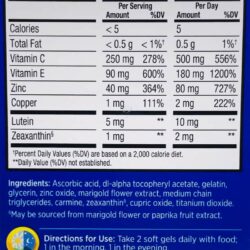 Viên uống sáng mắt cho người lớn Preservision AREDS2 Formula 130 Mini Softgels 17 vien uong sang mat cho nguoi lon preservision areds2 formula 130 mini softgels knh