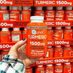 Viên uống tinh chất nghệ Qunol Turmeric 1500mg 180 viên 11 vien uong tinh chat nghe qunol turmeric 1500mg 180 vien 1 kc