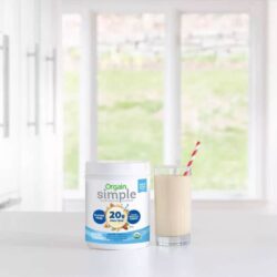 bot protein huu co orgain simple organic protein powder 567g vi vanilla kf