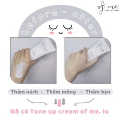 kem duong trang da body of me real whitening tone up cream 50ml kc