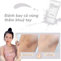 kem duong trang da body of me real whitening tone up cream 50ml kd