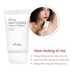 kem duong trang da body of me real whitening tone up cream 50ml kf
