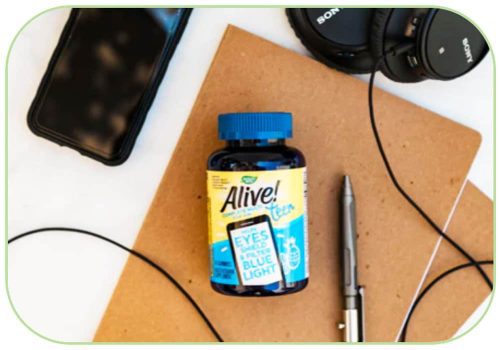 Kẹo dẻo bổ sung Vitamin cho teen nam Alive Teen Complete Multi For Him 50 Gummies 14 keo deo bo sung vitamin cho teen nam alive teen complete multi for him 50 gummies kf