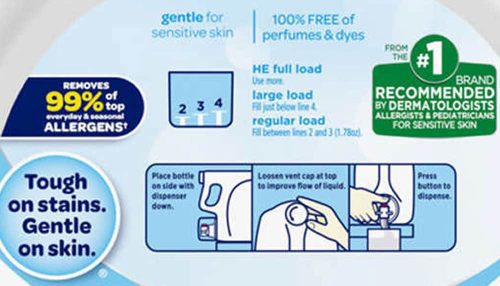 Nước giặt All With Stainlifters Plus HE Free & Clear 7L 10 nuoc giat all with stainlifters plus he free clear 7l kb