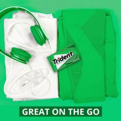 Sing gum Mỹ không đường Trident Spearmint 14 Sticks x1 Packs 9 sing gum my khong duong trident spearmint 14 sticks x1 packs kc