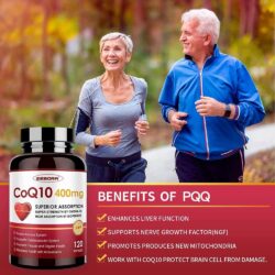 Viên uống bổ sung CoQ10 Zebora CoQ10 400mg + PQQ, BioPerine, Omega-3 120 Softgels 17 vien uong bo sung coq10 zebora coq10 400mg pqq bioperine omega 3 120 softgels kf