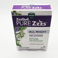 vien uong ho tro giac ngu ban dem vicks zzzquil pure zzzs all night extended release melatonin 14 tablets ka