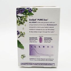 vien uong ho tro giac ngu ban dem vicks zzzquil pure zzzs all night extended release melatonin 14 tablets kd