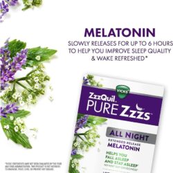 vien uong ho tro giac ngu ban dem vicks zzzquil pure zzzs all night extended release melatonin 14 tablets ke