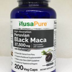 Viên uống tăng cường sức khỏe sinh lý nam nữ NusaPure Black Maca 37500mg 200 Capsules 11 vien uong tang cuong suc khoe sinh ly nam nu nusapure black maca 37500mg 200 capsules 140324 ka