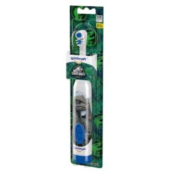 Bàn chải đánh răng dùng pin cho trẻ em Spinbrush Jurassic World (Blue) 12 ban chai danh rang dung pin cho tre em spinbrush jurassic world blue kc