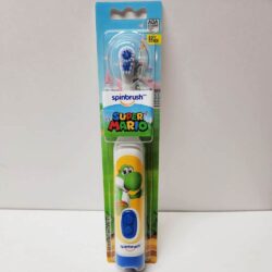 Bàn chải đánh răng dùng pin cho trẻ em Spinbrush Super Mario (Yoshi-Blue) 6 ban chai danh rang dung pin cho tre em spinbrush super mario yoshi blue ka