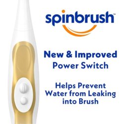 Bàn chải đánh răng dùng pin Spinbrush Pro Clean Powered Toothbrush Medium Bristles (Gold) 16 ban chai danh rang dung pin spinbrush pro clean powered toothbrush medium bristles gold ke